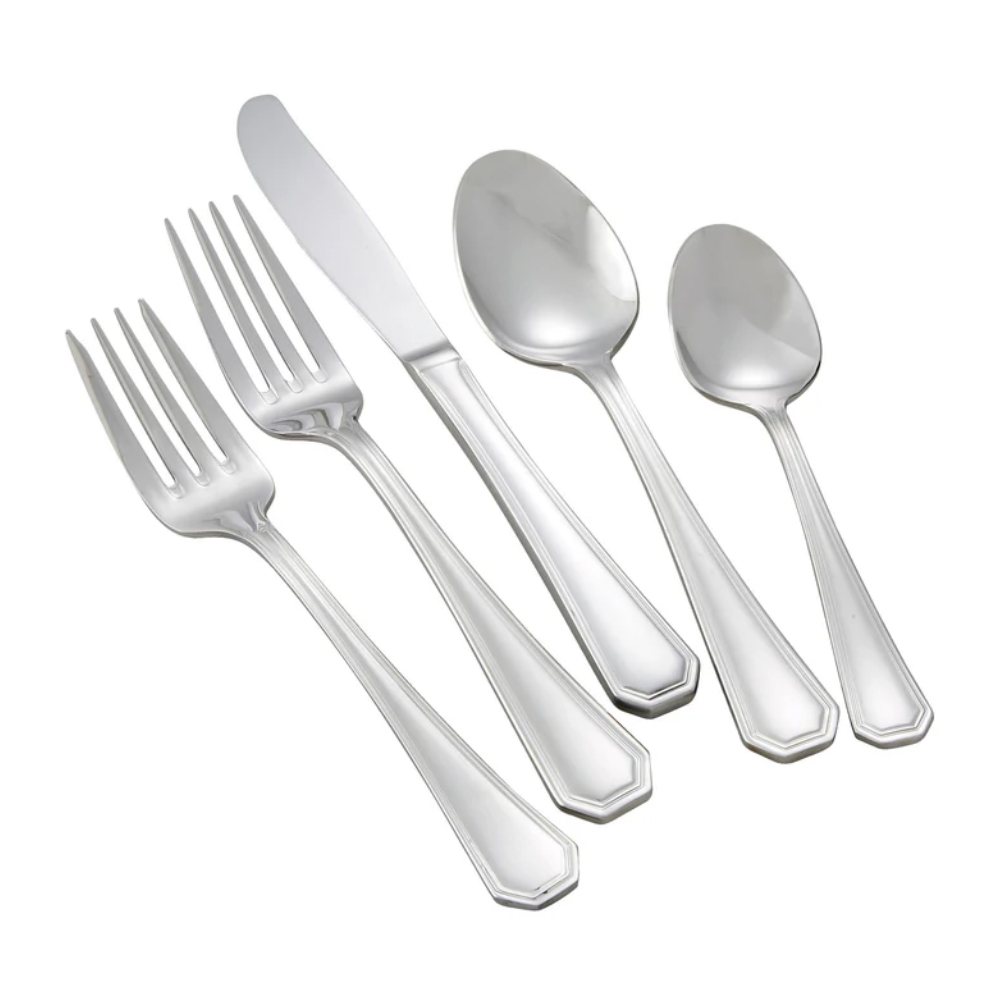 Winco 0035-05 Victoria Stainless Steel Dinnner Fork, 1 Dozen image 1