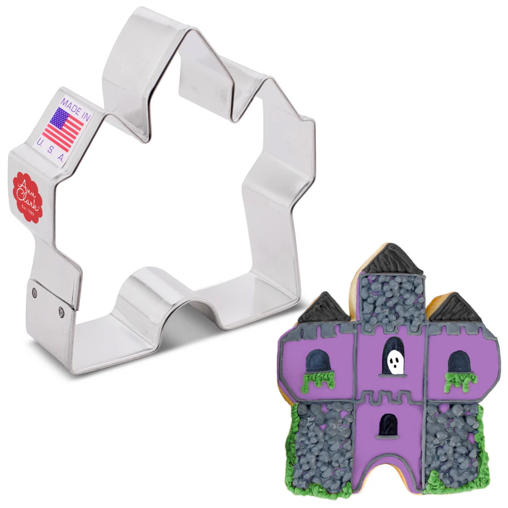 Ann Clark Haunted House Cookie Cutter, 3.5" image 1