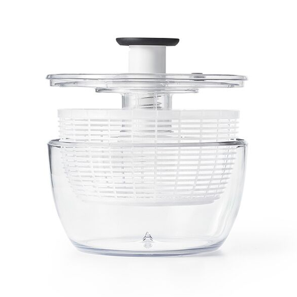 OXO White Salad Spinner image 1