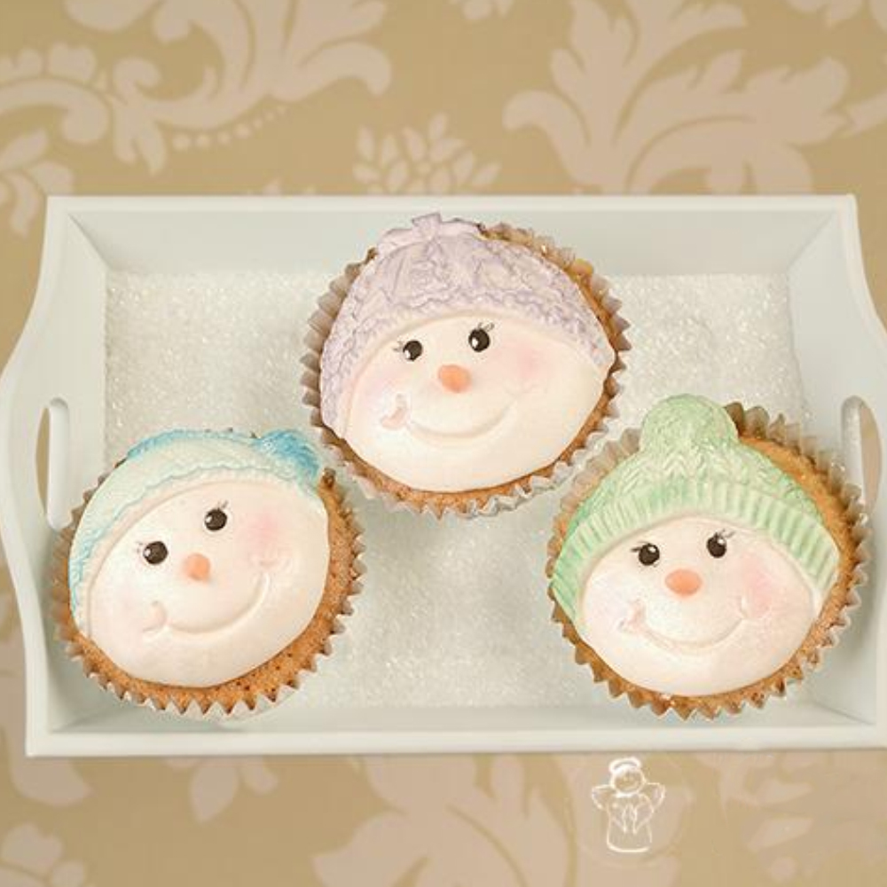 Karen Davies Sugarcraft Snowman Bobble Silicone Mold image 1