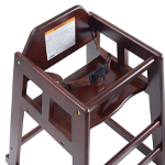 Winco Assembled Mahogany High Chair image 3