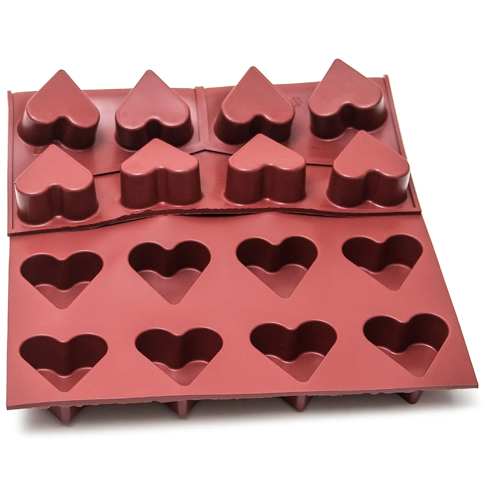 Mae Innovation Silicone Heart Mold, 24 Cavities image 2