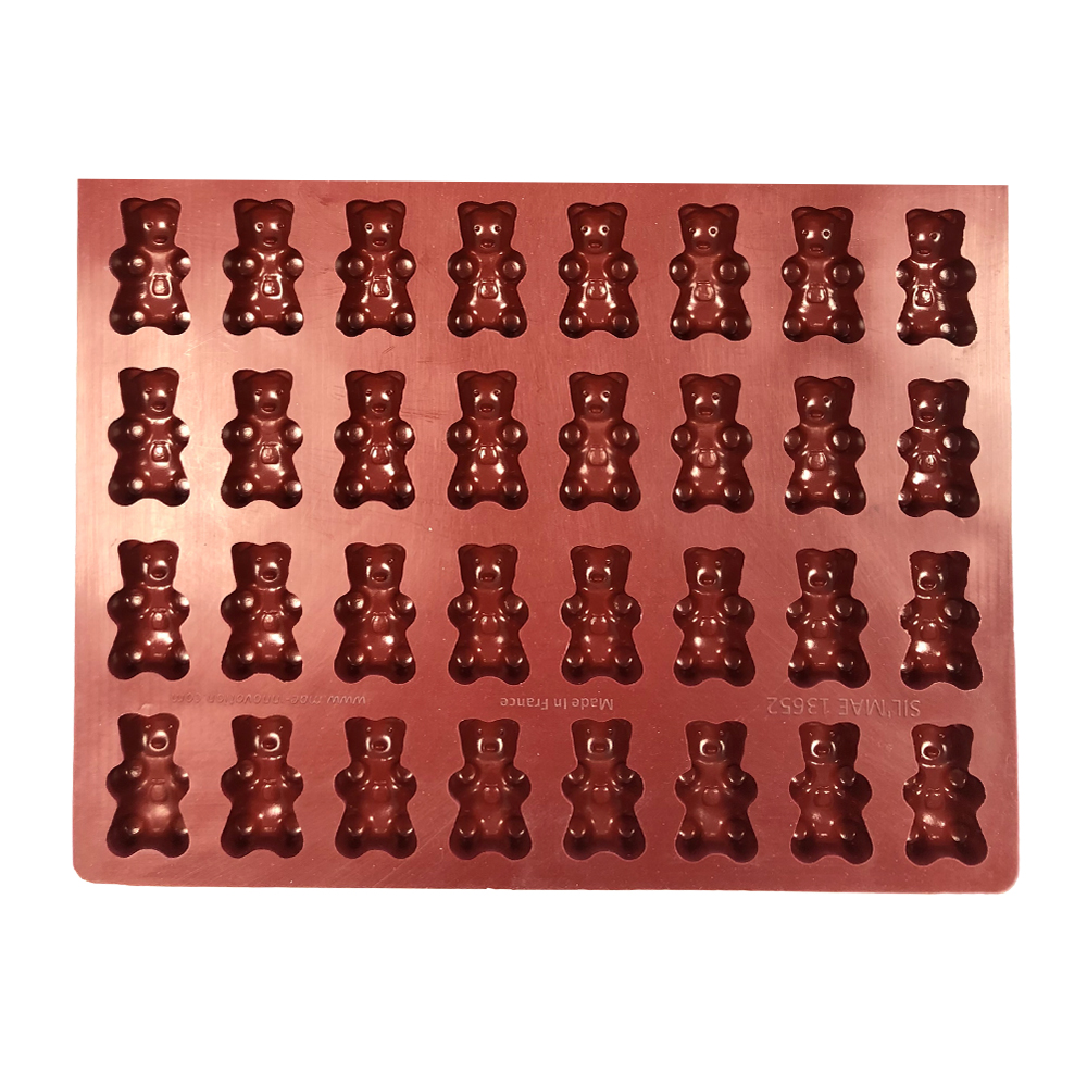 Mae Innovation Silicone Teddy Bear Mold, 32 Cavities image 2