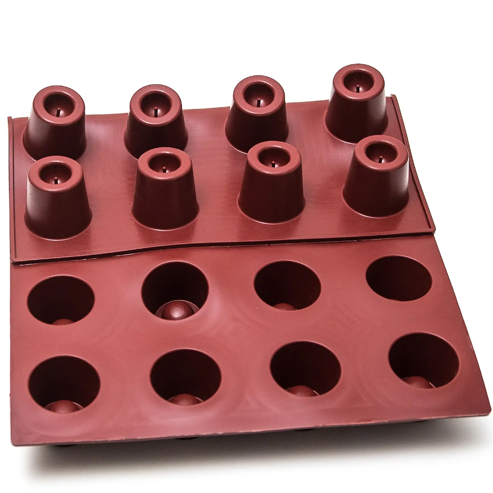 Mae Innovation Silicone Cylinder with Well Mold, 24 Cavities image 3