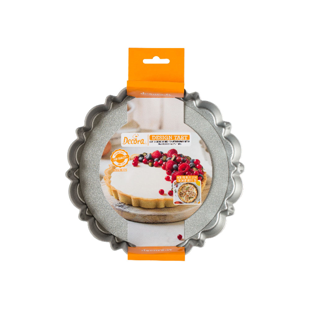 Decora Round Tart Mold with Removable Bottom, 7.9" x 1.2" image 1