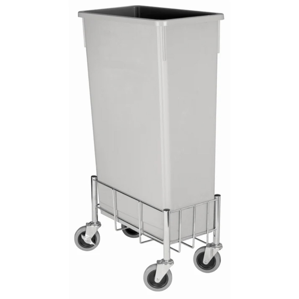 Winco Wire Dolly for Slender Trash Can image 1