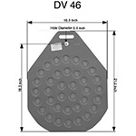 Divider-Rounder Molding Plate # DV 46, Used Good Condition image 1