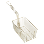 FMP Standard Fry Basket 10-3/4" x 6-3/4" x 5": Twin, Right Hook image 1