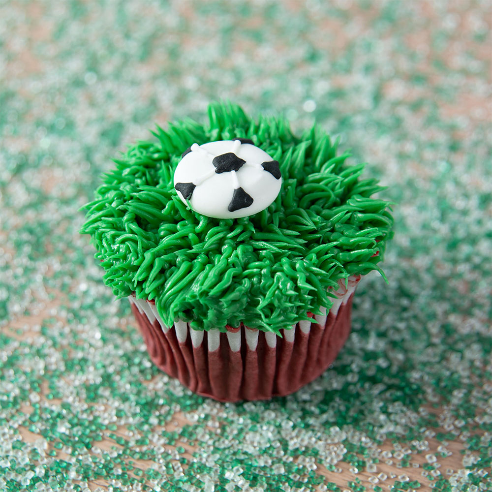 O'Creme Soccer Ball Royal Icing Decorations, Set of 12 image 1