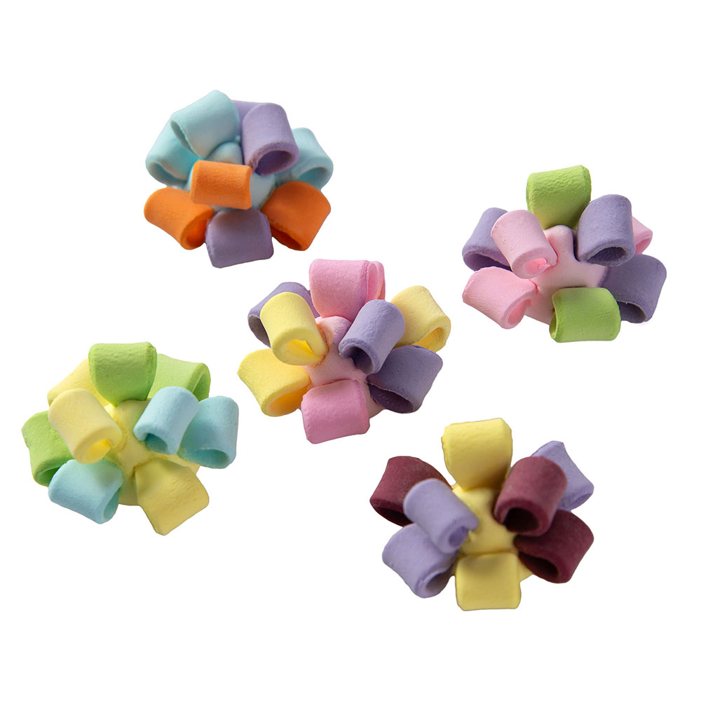 O'Creme Assorted Color Gumpaste Bows, Set of 5 image 1