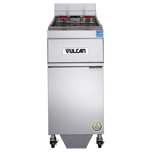 Vulcan Electric Freestanding Fryer - 50 lb. Oil Cap. w/ Solid State Knob Control 208V