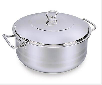 Korkmaz 15 Liter Mega Casserole St. Steel  