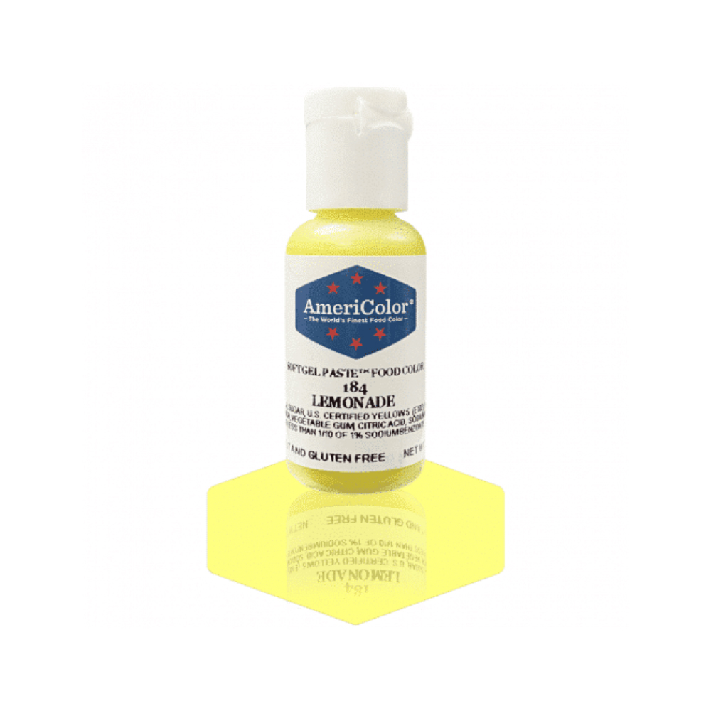 Americolor Lemonade Soft Gel Paste Food Color, 0.75 oz.