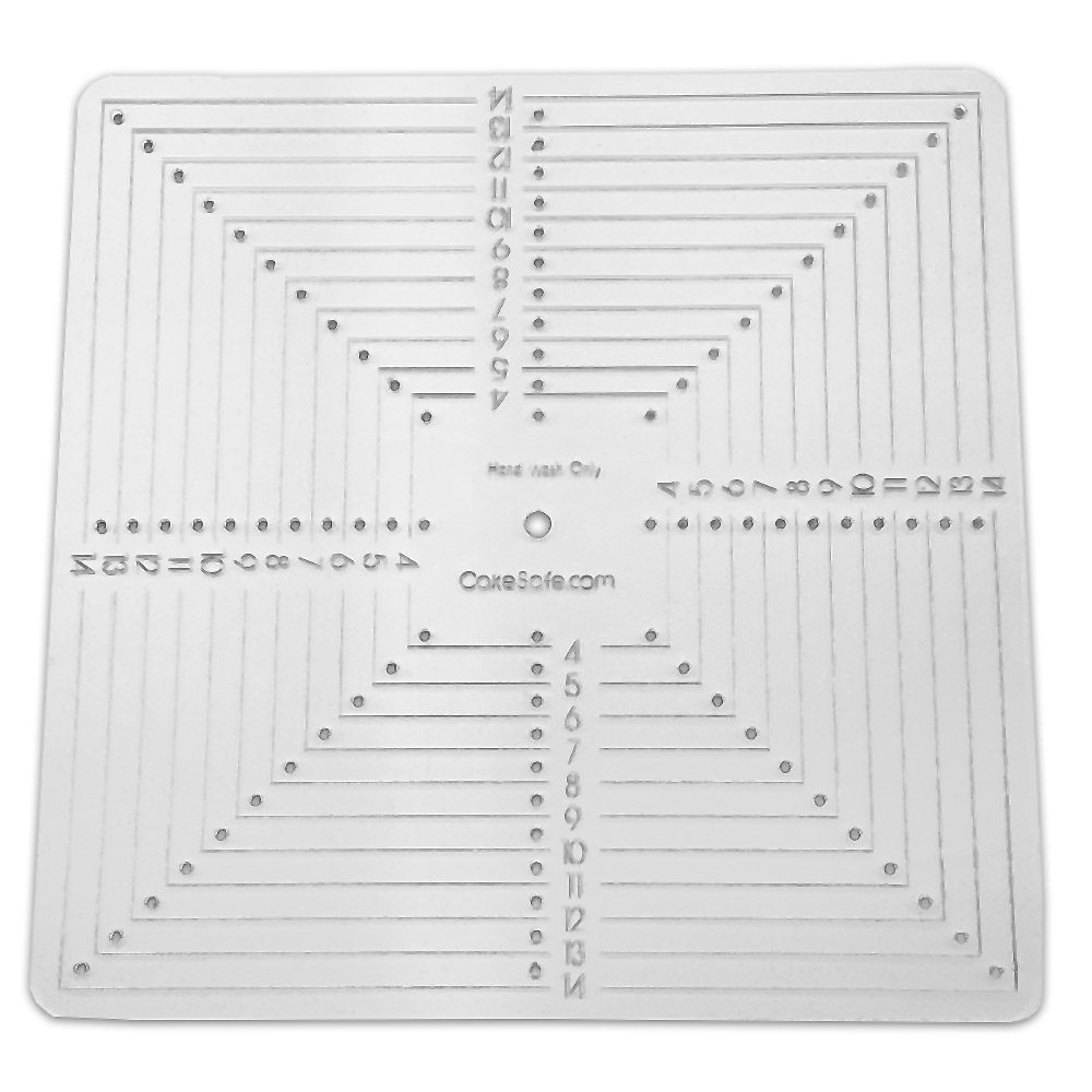 CakeSafe Square Tier Ruler