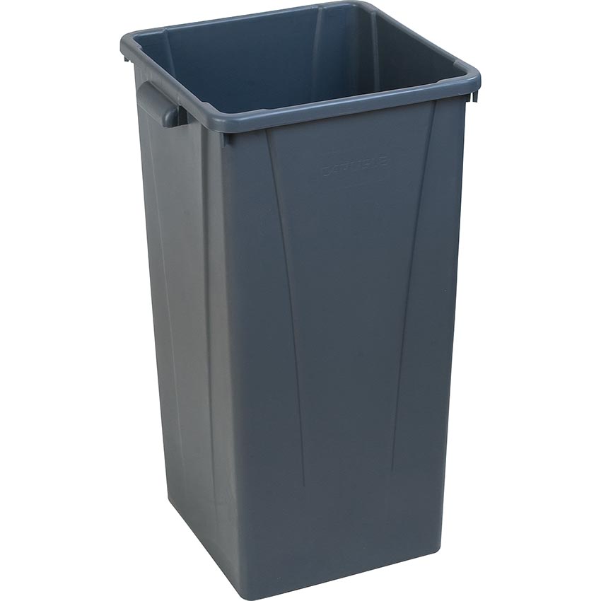 square garbage bin