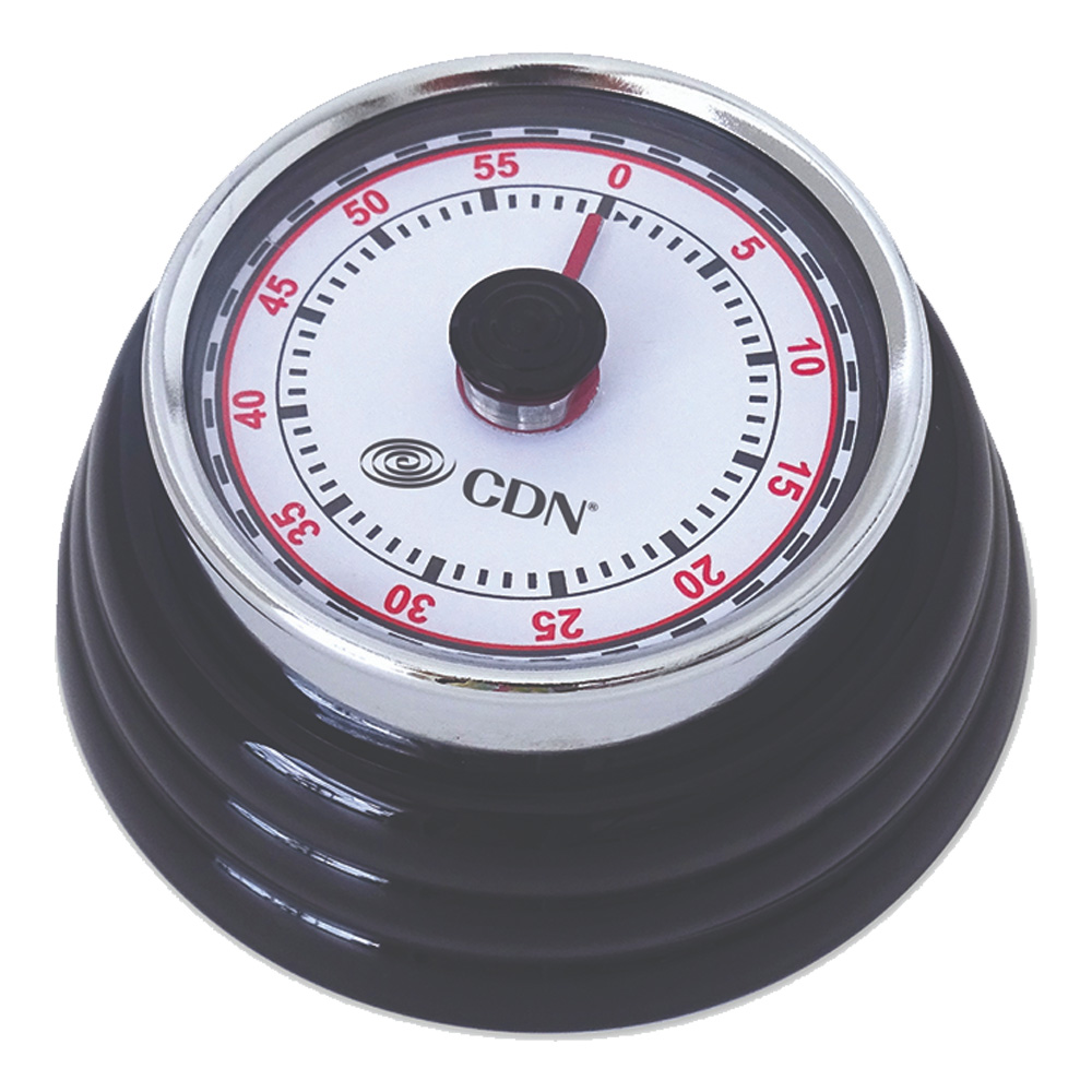 CDN MT4 Black Compact Mechanical Timer 