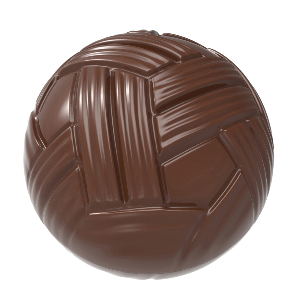 Chocolate World Polycarbonate Woven Half Sphere Chocolate World, 24 Cavities