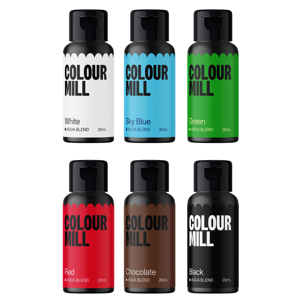 Colour Mill Aqua Blend Holiday Set, 20 ml. - Pack of 6