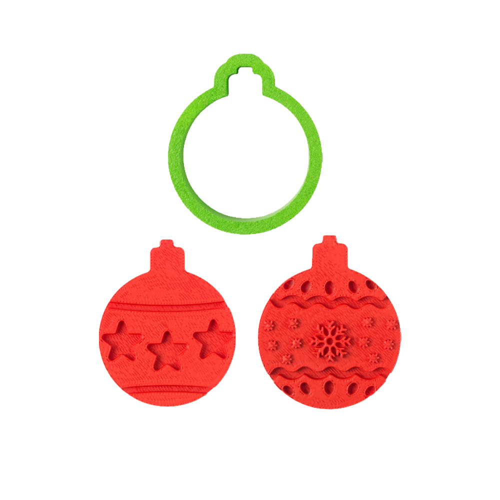 Decora Christmas Ornament Cookie Cutter and Embossers