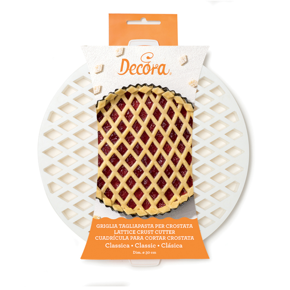 Decora Classic Lattice Pie Cutter, 11.8" Diameter