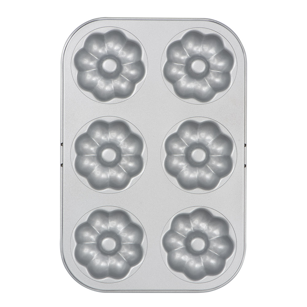 Decora Non Stick Flower Mold, 6 Cavities