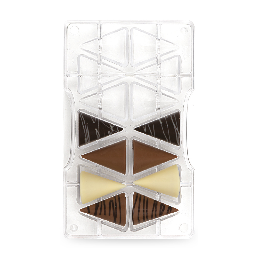 Decora Polycarbonate Cones Chocolate Mold, 14 Cavities