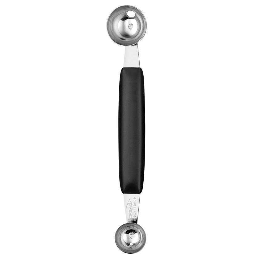 Deglon Double Melon Baller, Stainless Steel with Plastic Handle