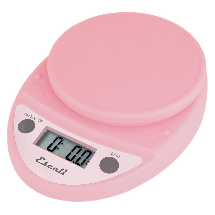 Escali Pink Primo Digital Scale 11 lb/ 5 kg Kitchen Scales - BakeDeco.Com