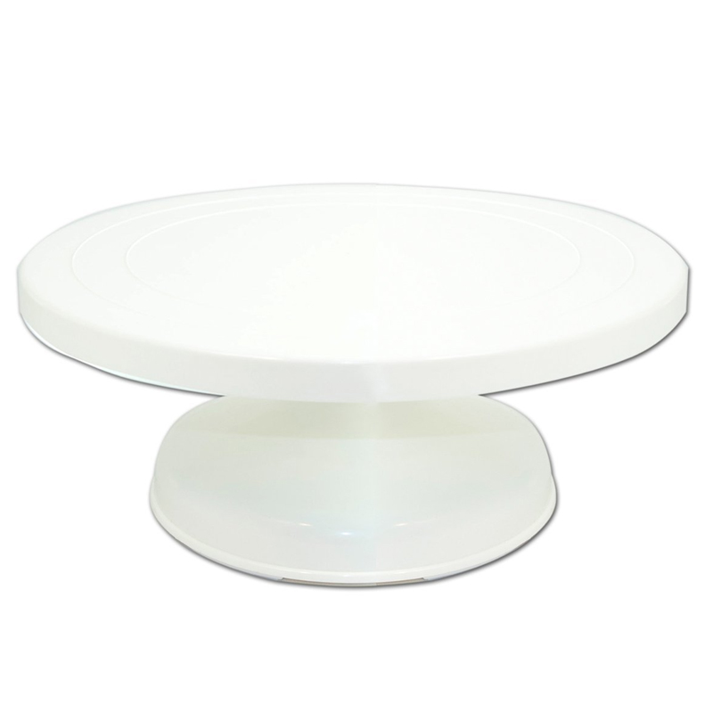 Fat Daddio's Revolving Cake Decorating Turntable 12 X 5, Plastic Cake ...