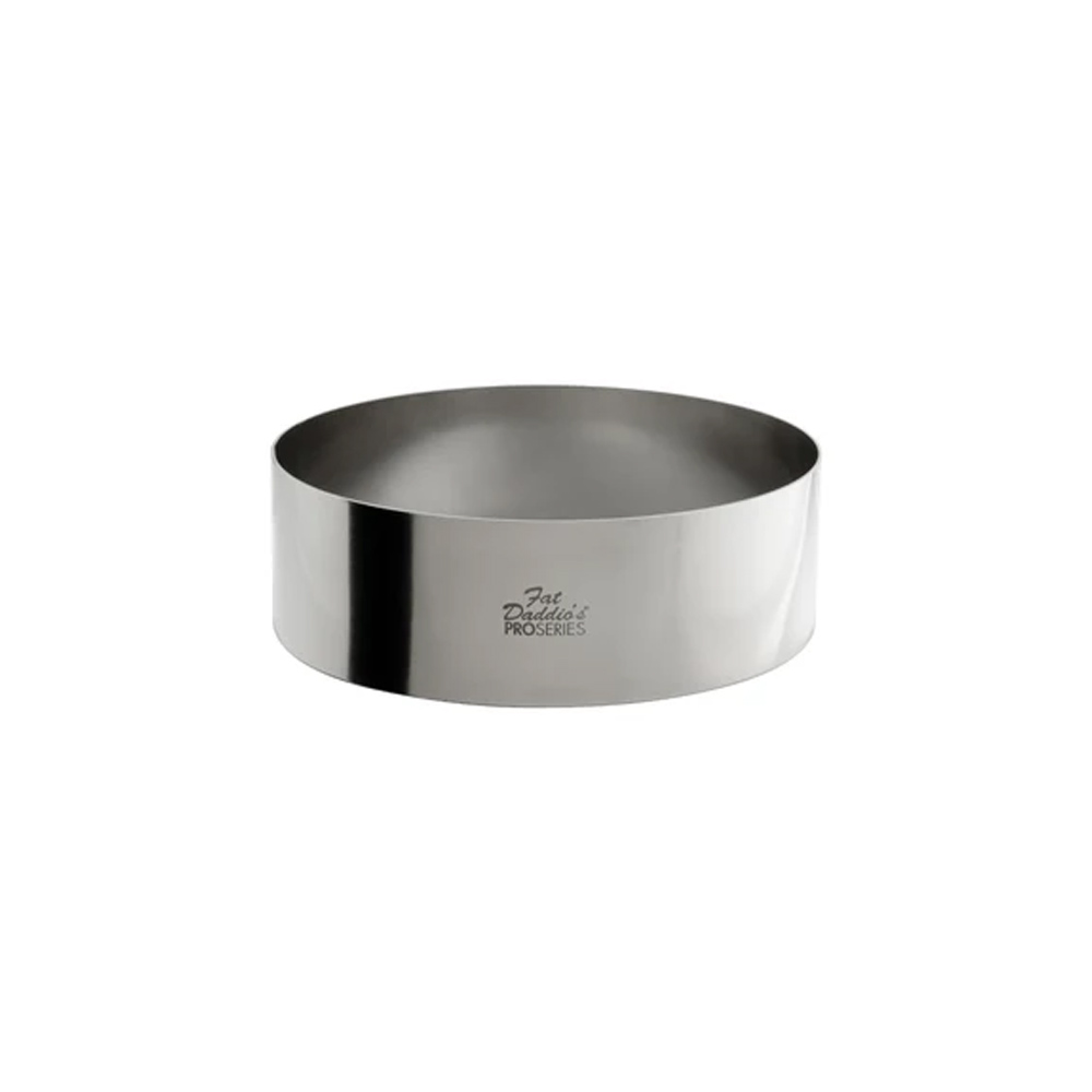 Fat Daddio's Stainless Steel Cake Ring, 6" x 2" High