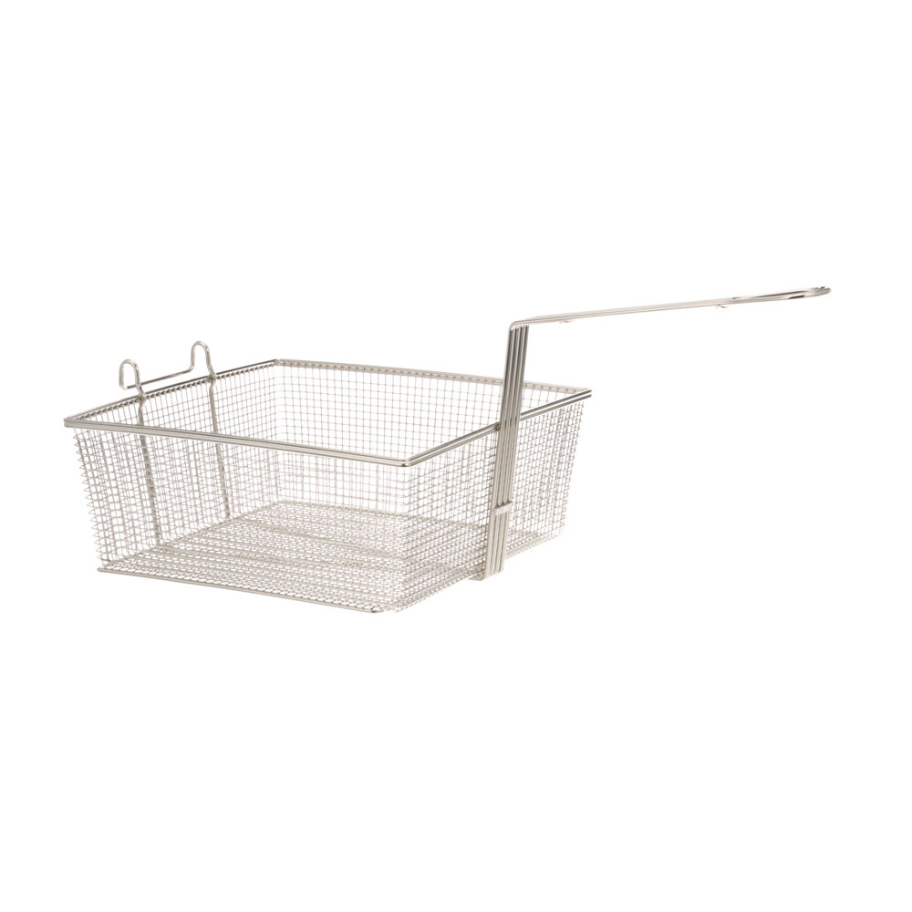 FMP Standard Fry Basket 13" x 12-1/4" x 5-3/8": Full, Front Hook