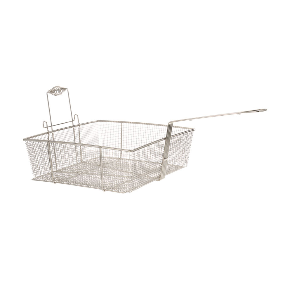 FMP Standard Fry Basket 16-3/4" x 17-1/2" x 6": Full, Front Hook