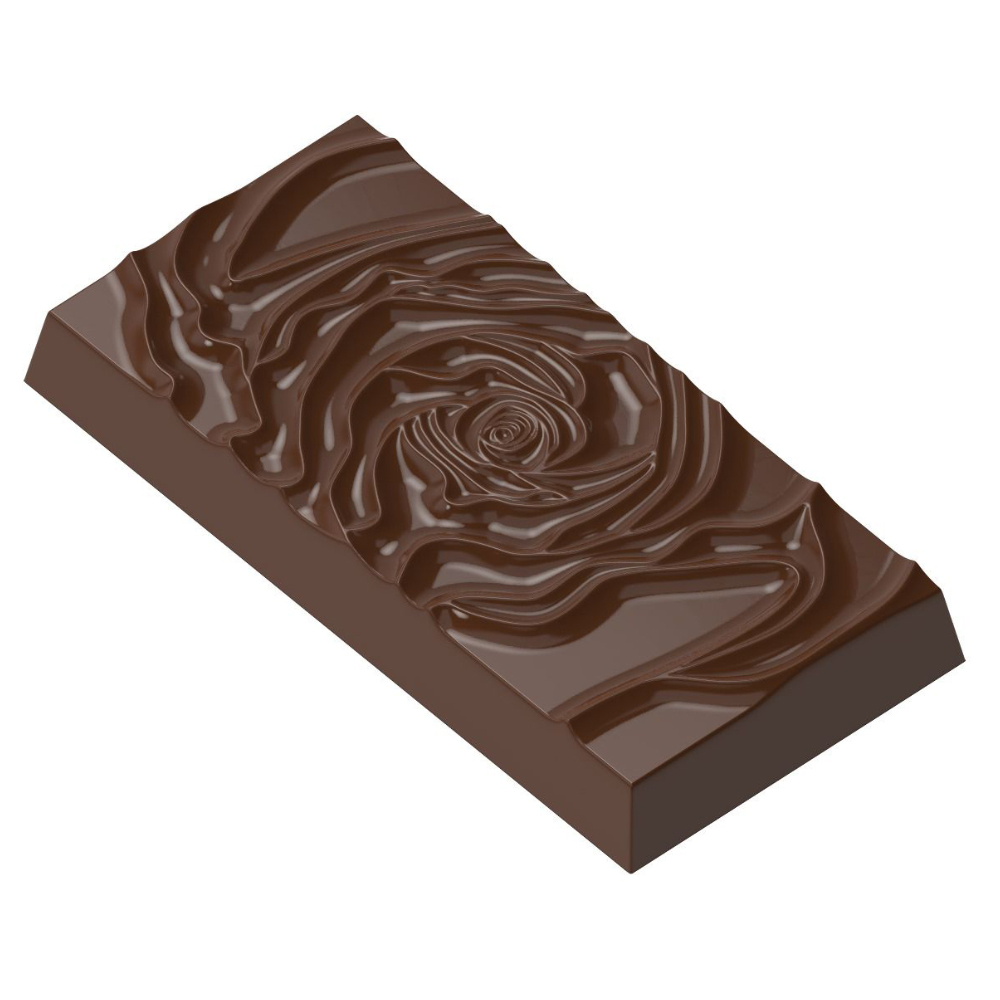 Greyas Polycarbonate Dubai Rose Chocolate Mold, 3 Cavities