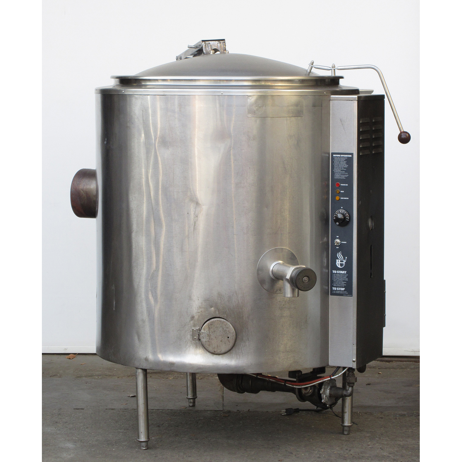 Groen AH/1E-60 60 Gallon Steam Kettle, Natural Gas, Used Excellent Condition