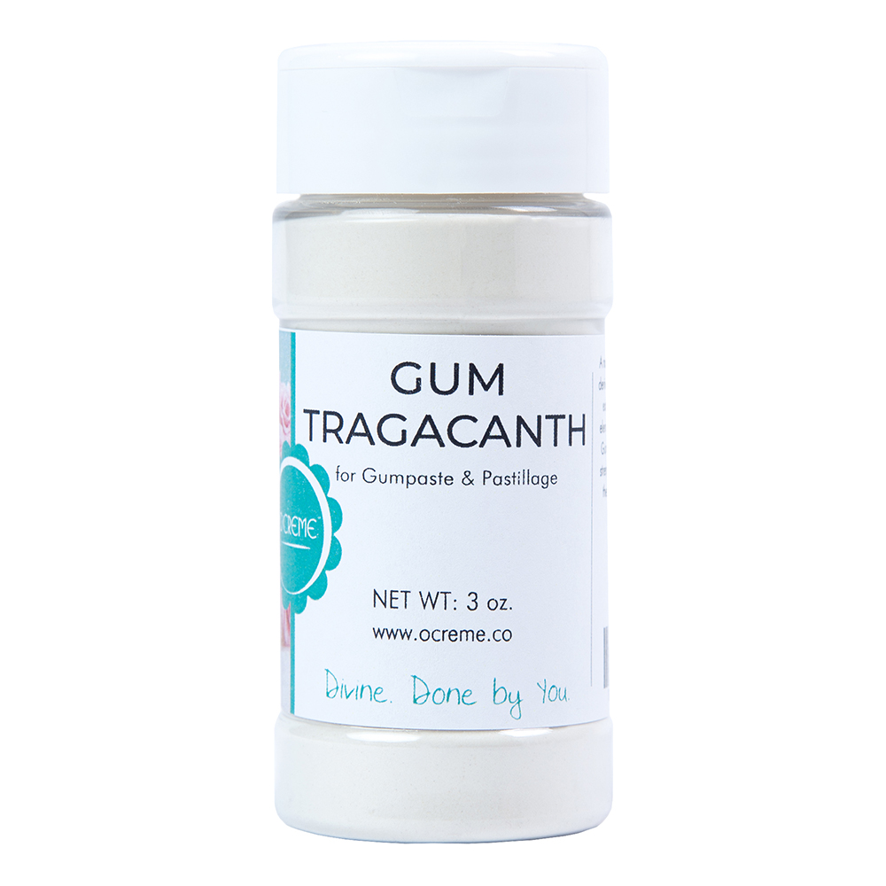 Gum Tragacanth, for Gumpaste and Pastillage, 3 Oz