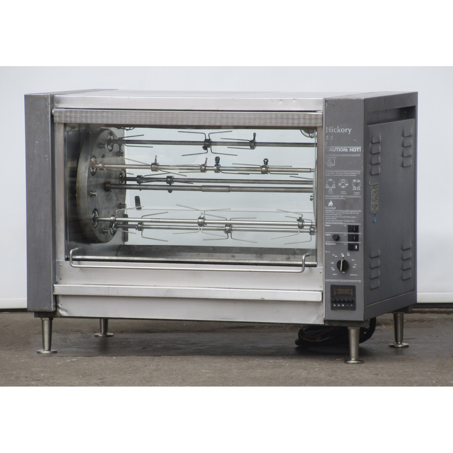 Hickory N/5.5 E Rotisserie 5 Spit, Electric, Used Excellent Condition
