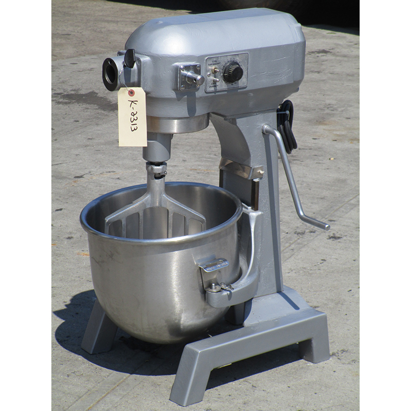 Hobart A200T 20 quart chrome mixer comes with stainless steel bowl and —  Palm Beach Restaurant Equipment