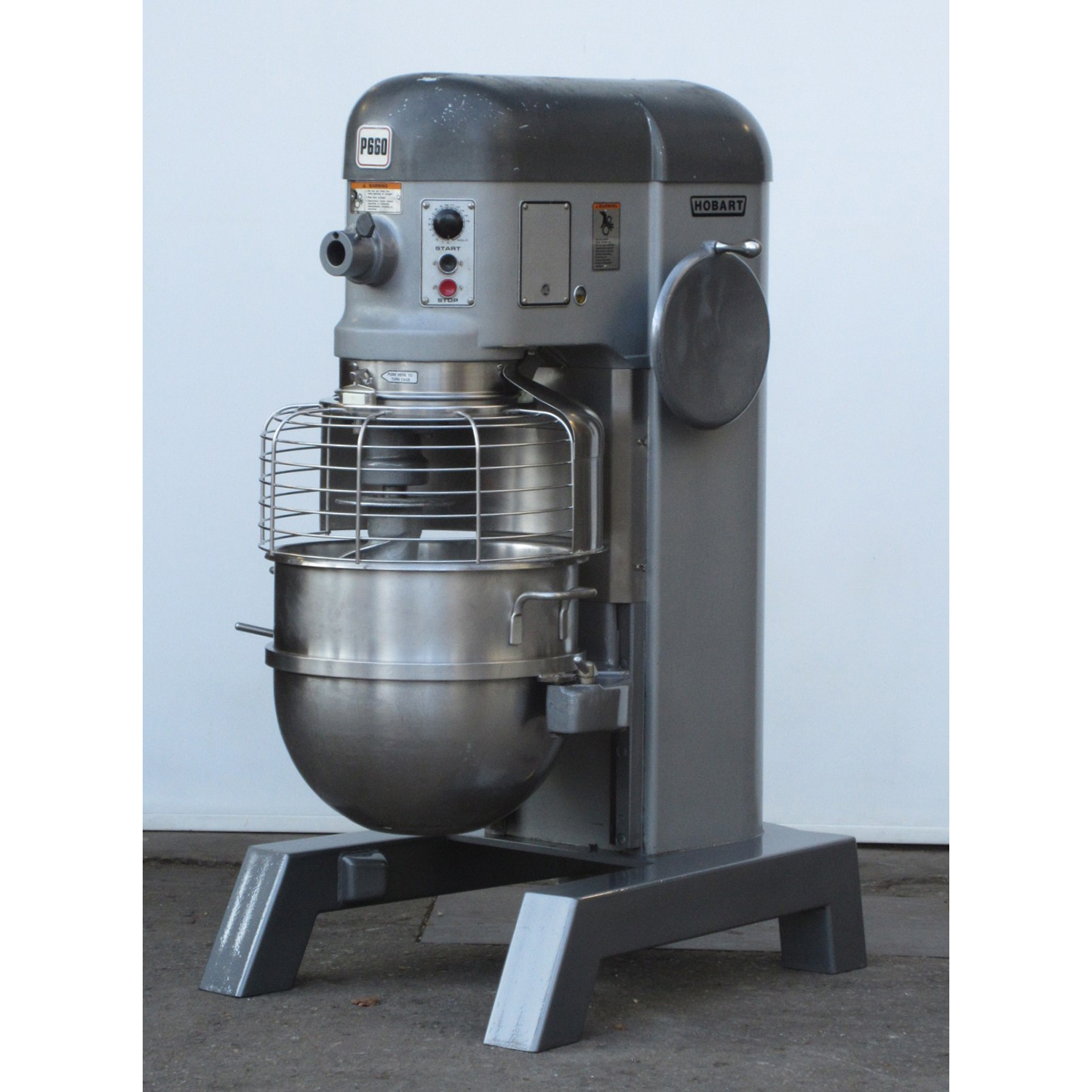 Hobart P660 60 Qt Pizza Mixer, ONE SPEED, Bowl And 2 Attachments Included, Used Excellent Condition