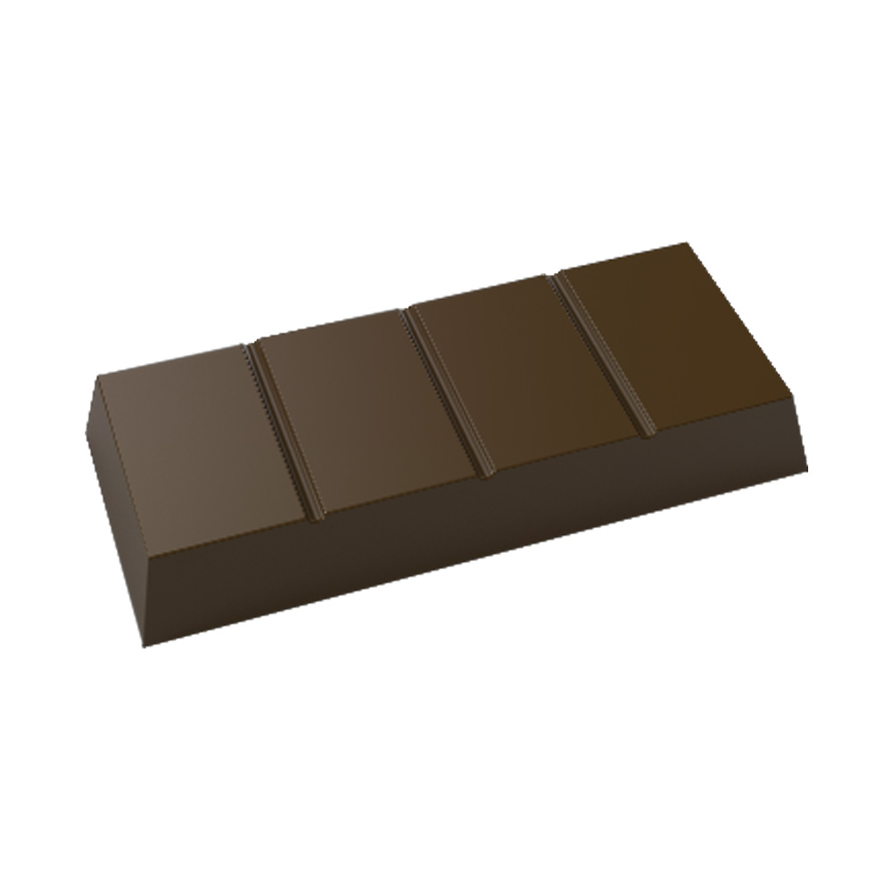 Implast Polycarbonate Bar Chocolate Mold, 6 Cavities