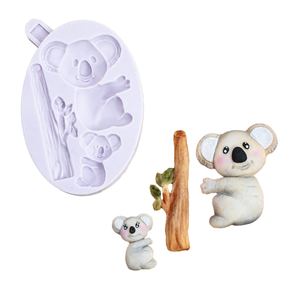 Karen Davies Sugarcraft Koala Bear Silicone Mold