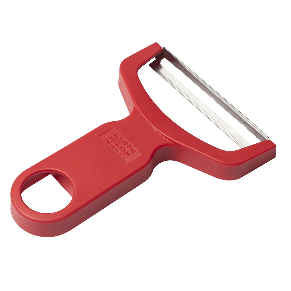 Kuhn Rikon Wide Swiss Peeler with Red Handle