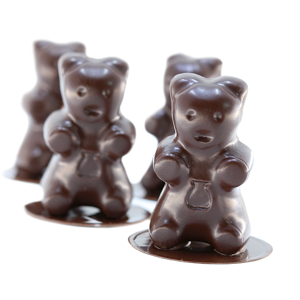 Mae Innovation Silicone Teddy Bear Mold, 32 Cavities