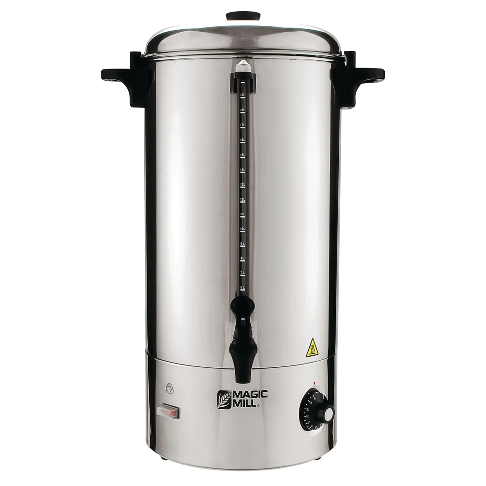 Magic Mill MUR-100 100 Cup Water Boiler, Stainless Steel