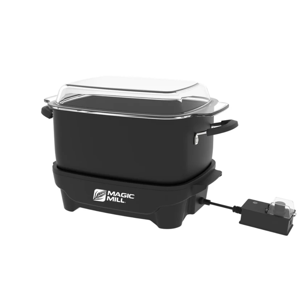 Magic Mill Slow Cooker with Glass Cover, 9 Qt.