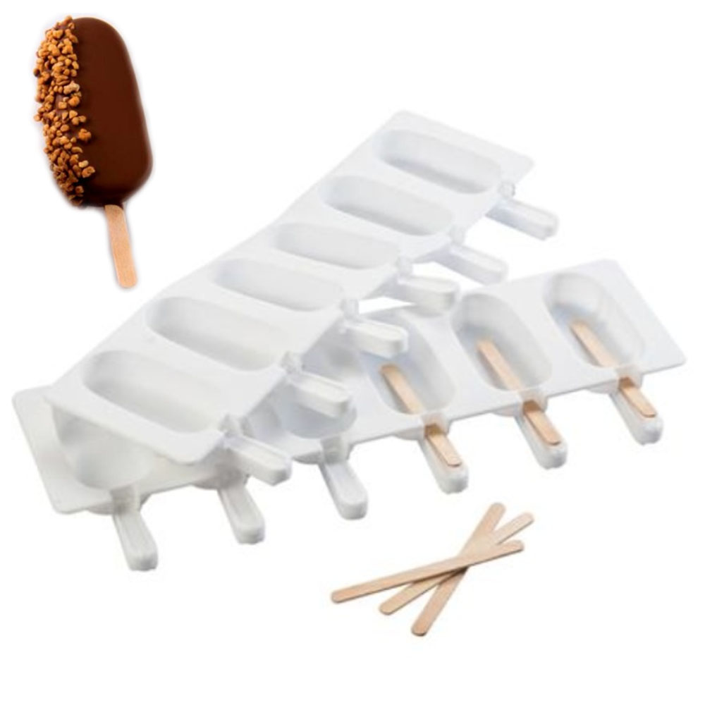Silikomart Silicone Mold For Ice Cream Pops: Tango Shape, 12 Cavities :  Target