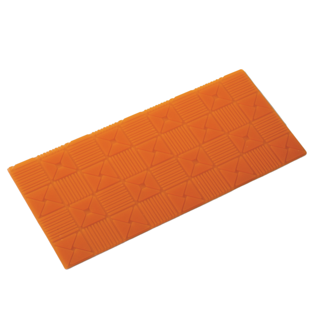 Martellato Decorative Silicone Mat for Log Dessert Mold, Quadri Design