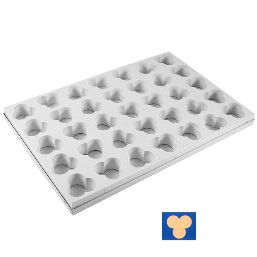 Food Grade Silicone Moulds for Single Serving Cakes, Martellato