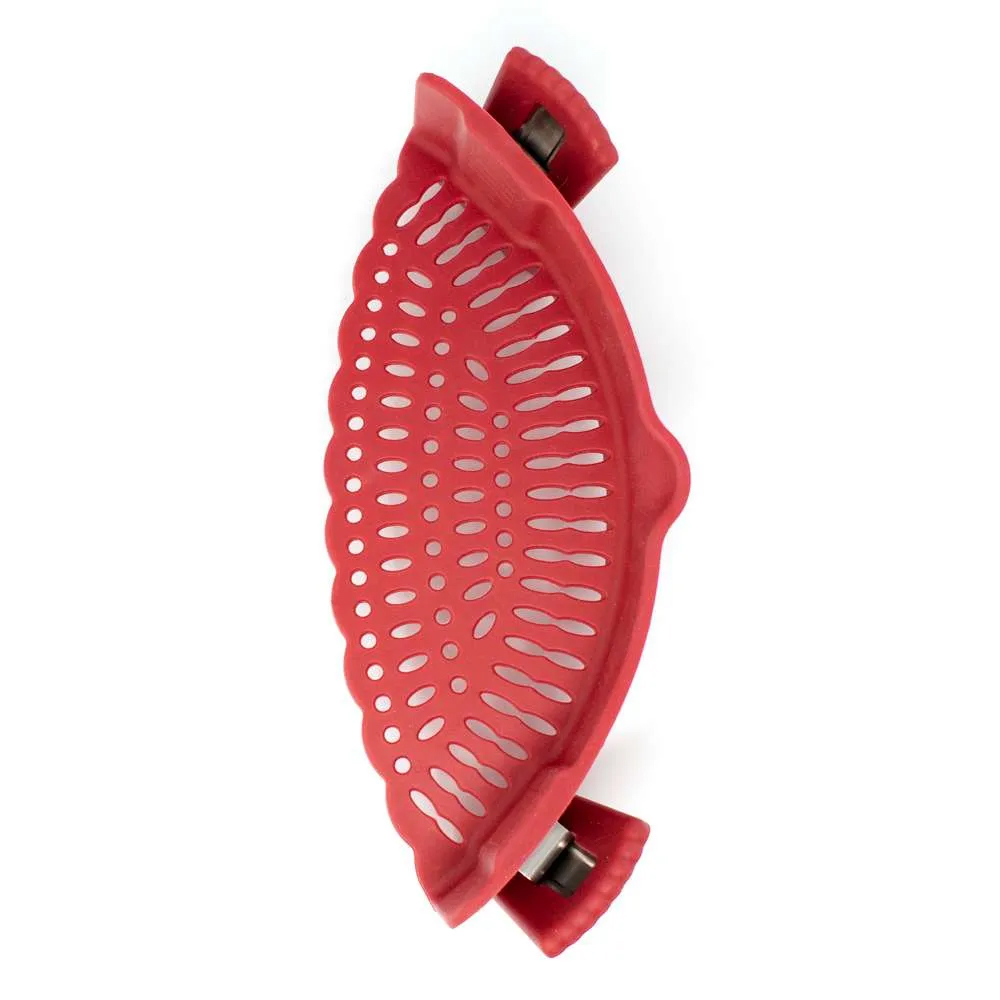 Norpro Red Silicone Clip On Strainer