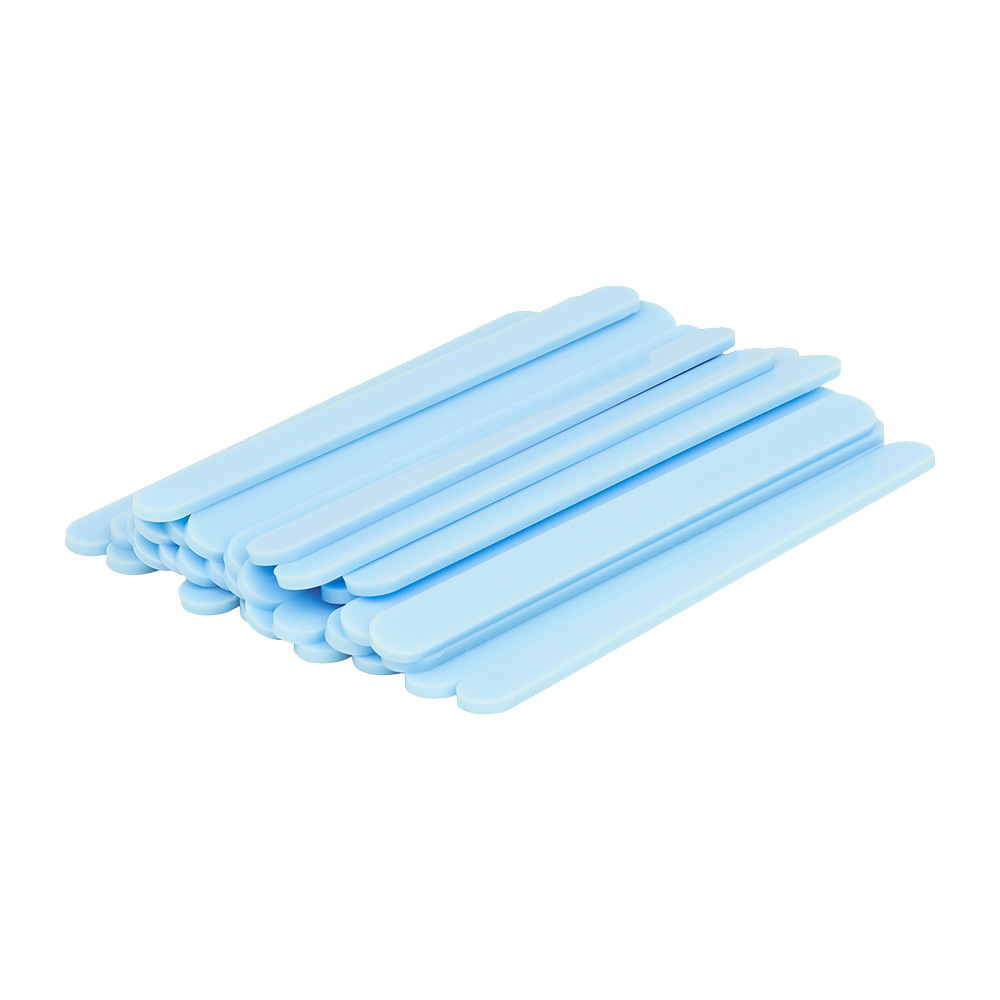 Reusable Acrylic Cakesicle Popsicle Sticks Pack of 50 (Clear Glitter)