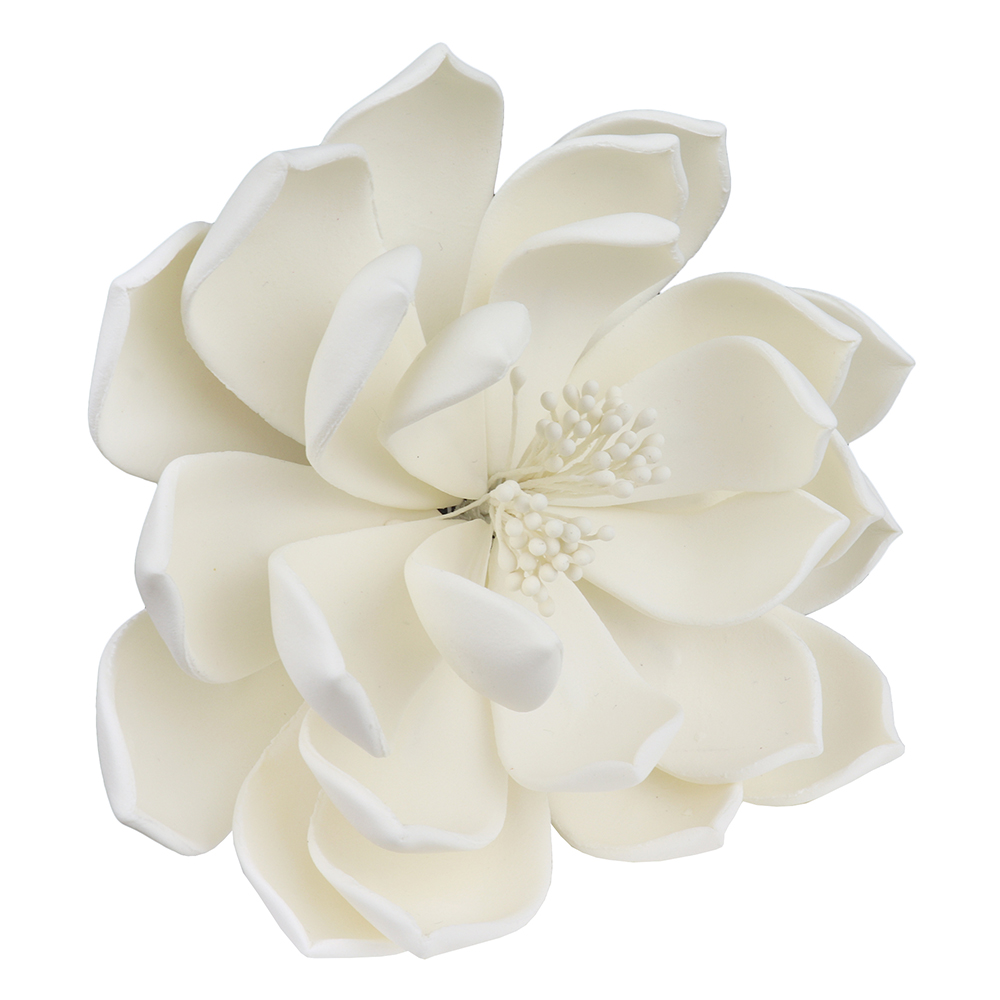 O'Creme White Queen of the Night Dahlia Gumpaste Flowers - Set of 3 ...